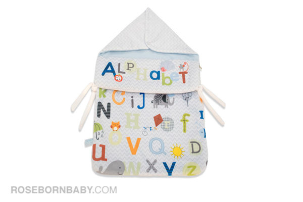 Picture of wrap swaddle zipper blanket magical alphabet