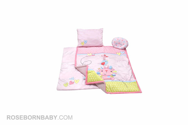 Picture of 4 pieces nursery crib set little lion