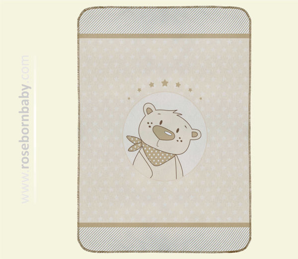Picture of cotton swaddle blanket little bunny