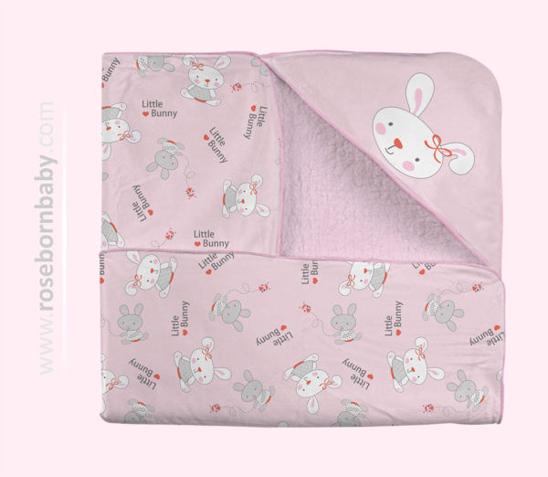 Picture of Hooded swaddle blanket little bunny