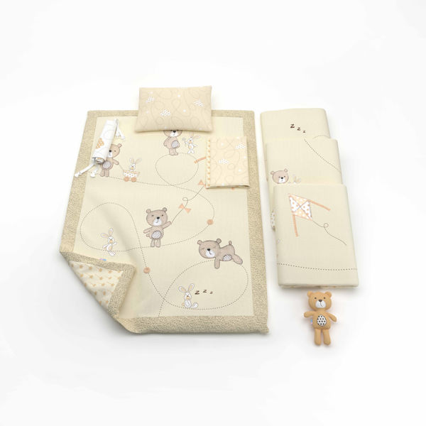 تصویر از سرویس خواب هفت تکه BEAR &KITE+عروسک موزیکال